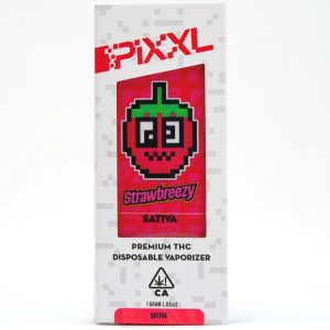 PIXXL PREMIUM THC DISPOSABLE FULL GRAM – STRAWBREEZY