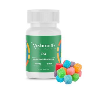 Mushroom Gummies | 3000MG Lion’s Mane Mushroom | MushroomFx