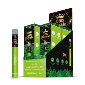 Raspberry & Lime CBD Disposable Vape 300mg